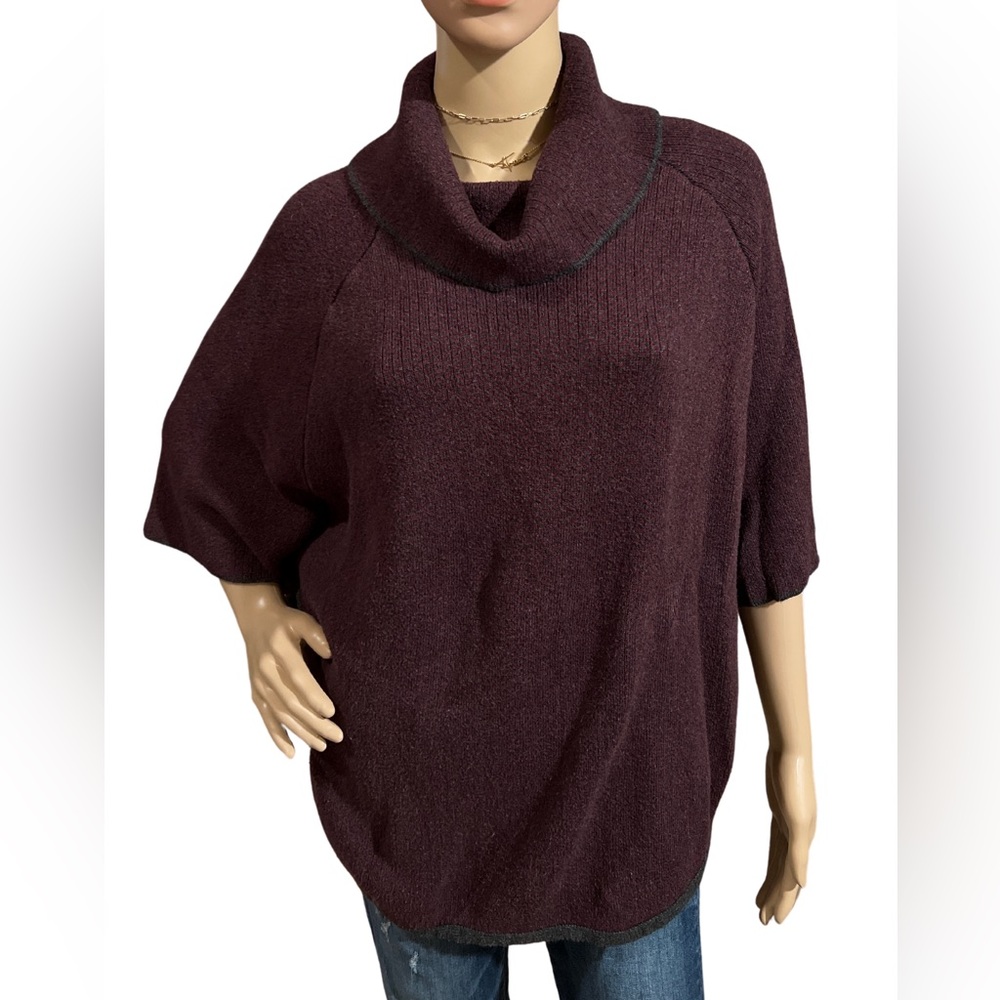 LOFT sweater turtle neck shawl